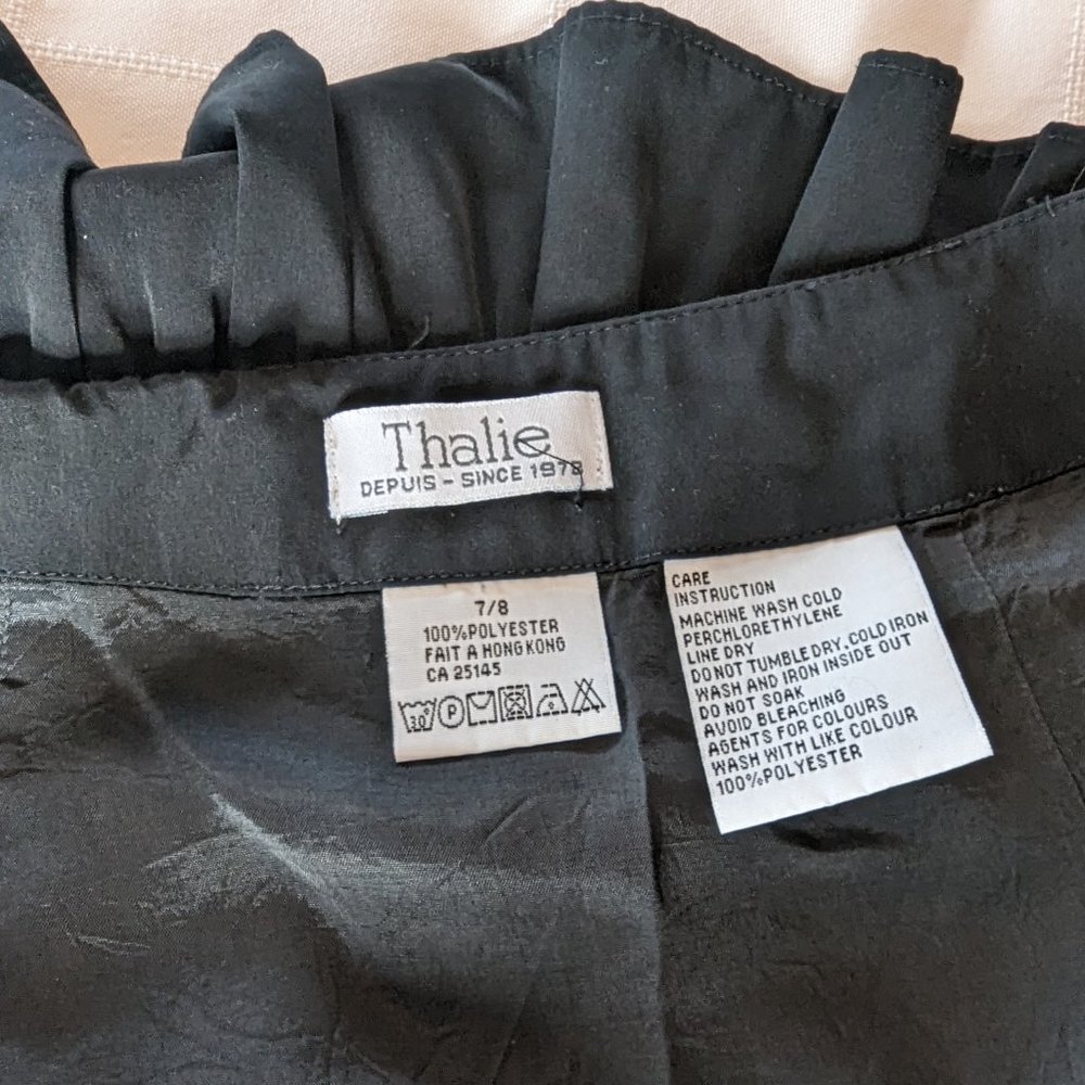 Black Skirt - Ruffle Bottom - Picture 4 of 4